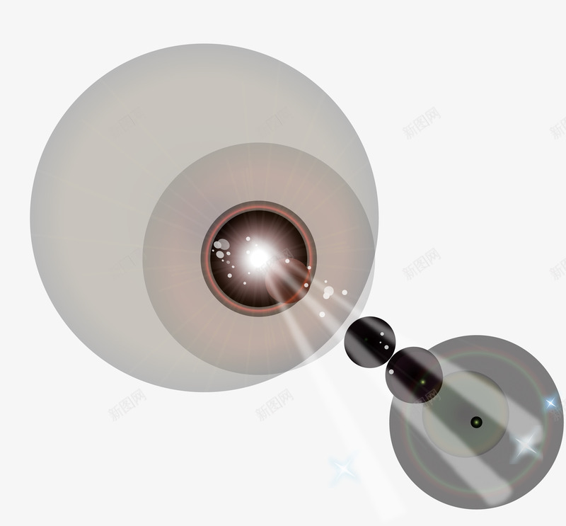 灰色圆形光晕png免抠素材_新图网 https://ixintu.com 光晕 圆形 灰色