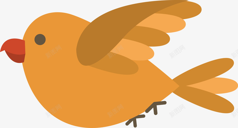 飞鸟图案png免抠素材_新图网 https://ixintu.com 小鸟 飞鸟 鸟儿 麻雀