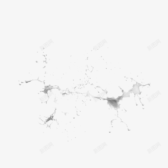喷溅的牛奶png免抠素材_新图网 https://ixintu.com 喷溅的牛奶 液体 牛奶 白色 饮料
