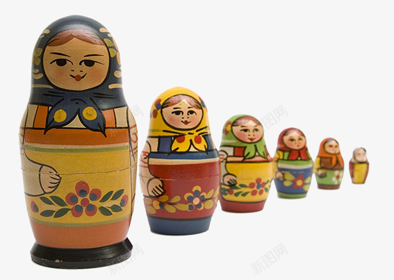 俄罗斯玩具png免抠素材_新图网 https://ixintu.com 俄罗斯 儿童 叠叠乐 玩具