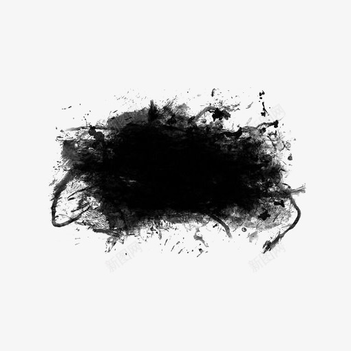 黑色涂鸦png免抠素材_新图网 https://ixintu.com 创意涂鸦 喷溅 涂鸦免扣PNG 艺术 设计感 黑色水墨