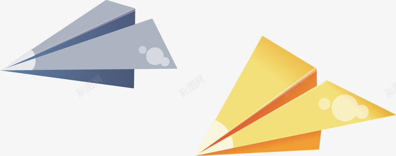 纸飞机png免抠素材_新图网 https://ixintu.com 卡通可爱 手绘图案 纸飞机 飞机