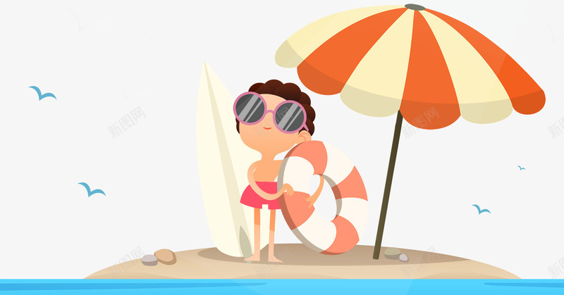 夏季卡通手绘沙滩上的男孩psd免抠素材_新图网 https://ixintu.com 卡通 夏季 夏季卡通手绘沙滩上的男孩 手绘 沙滩上 男孩