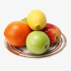 红色橙子一盘水果高清图片