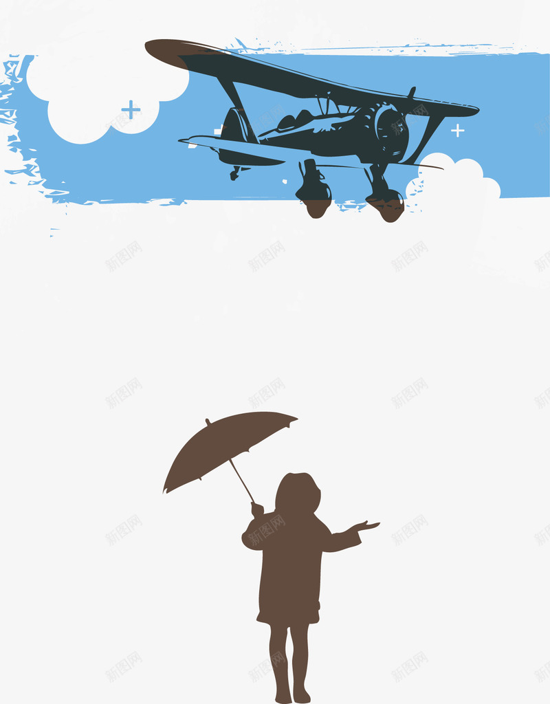 飞机png免抠素材_新图网 https://ixintu.com 人物 免费矢量下载 战斗机 插画 飞机