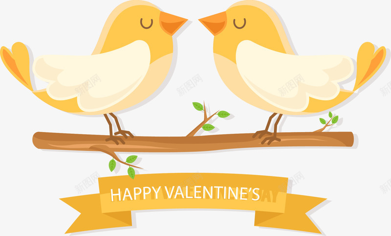 情人节亲嘴的小鸟png免抠素材_新图网 https://ixintu.com day happy valentines 亲嘴的小鸟 可爱小鸟 情人节 情人节快乐