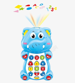 蓝色玩具手机手机玩具玩具手机高清图片