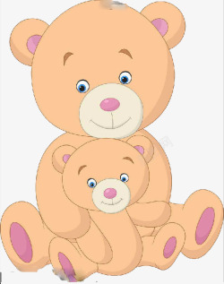抱着大熊小熊母亲抱着小小熊高清图片