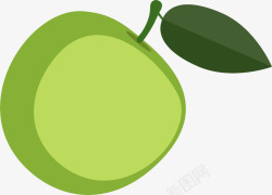 卡通青苹果绿色苹果高清图片