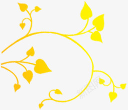 夏季黄色藤蔓海报装饰png免抠素材_新图网 https://ixintu.com 夏季 海报 素材 藤蔓 装饰 黄色