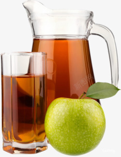 苹果醋免抠果汁高清图片