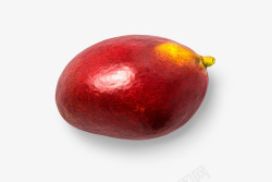 红色芒果一个红色的芒果高清图片