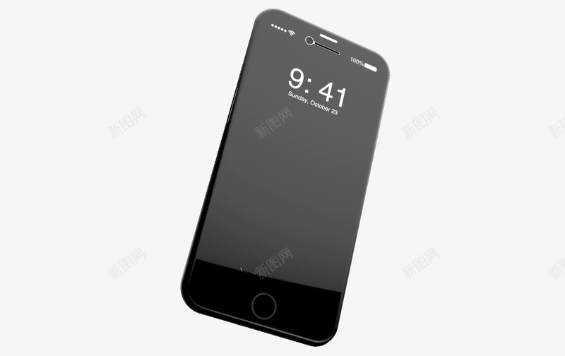 黑色的苹果8手机png免抠素材_新图网 https://ixintu.com iphone8 手机 苹果8 苹果手机 黑色 黑色手机