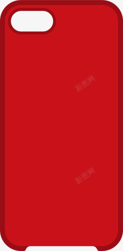 苹果手机大红色官方iPhone8高清图片