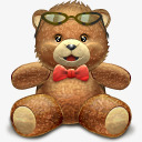 可爱泰迪熊标素材