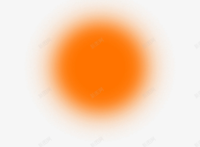 橘色光晕png免抠素材_新图网 https://ixintu.com 光 光晕 图案设计 橘色