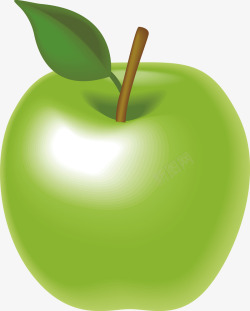 绿苹果矢量图素材
