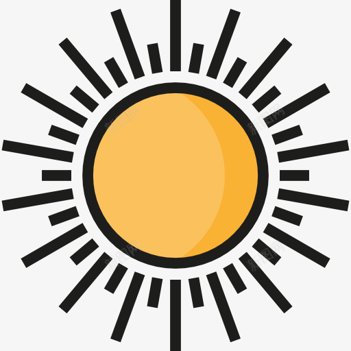 太阳图标png_新图网 https://ixintu.com 夏天 夏季 天气 气象 温暖 自然 阳光 阳光明媚