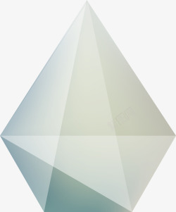 六菱形菱形块组合图形透明体高清图片