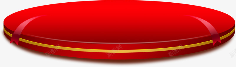 创意红色的质感圆盘舞台png免抠素材_新图网 https://ixintu.com 创意 红色 舞台 质感