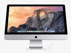 银色的显示器苹果iMac高清图片