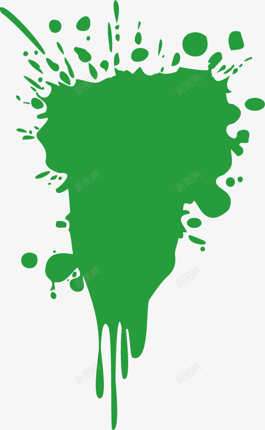 喷溅的油漆png免抠素材_新图网 https://ixintu.com 喷漆油漆 油漆 绿色油漆