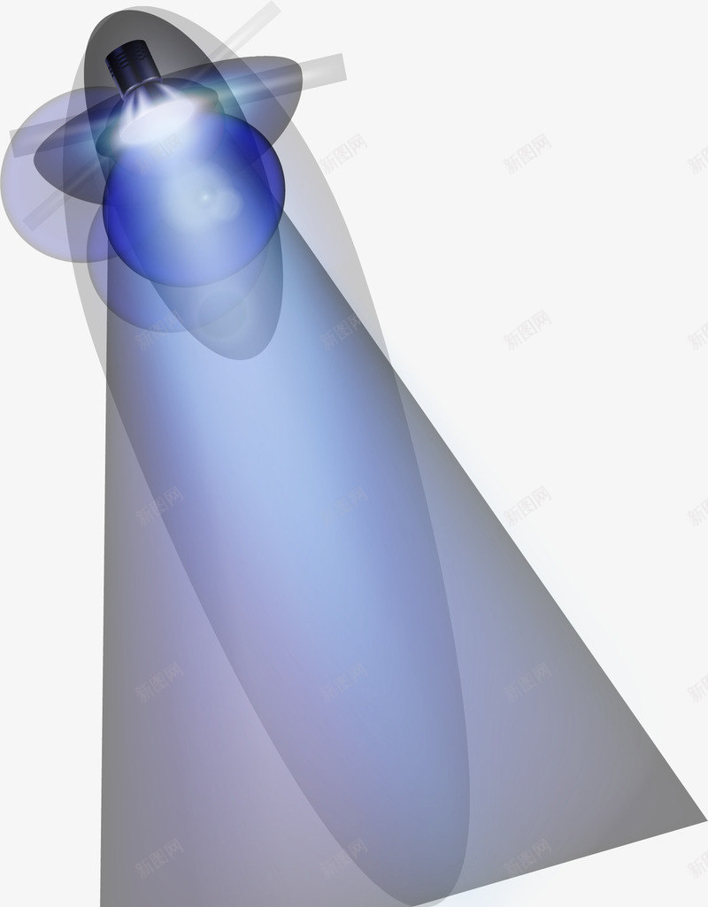 卡通灯泡灯光png免抠素材_新图网 https://ixintu.com 光晕 光束 免抠PNG 卡通 叠加 灯光 灯泡