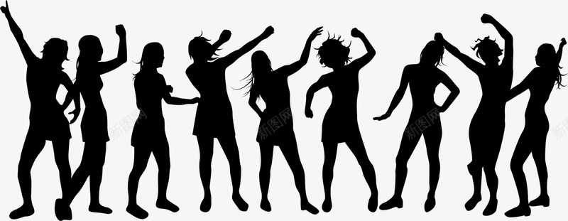 跳舞的女人剪影黑色舞台灯光png免抠素材_新图网 https://ixintu.com 剪影 女人 灯光 舞台 跳舞 黑色