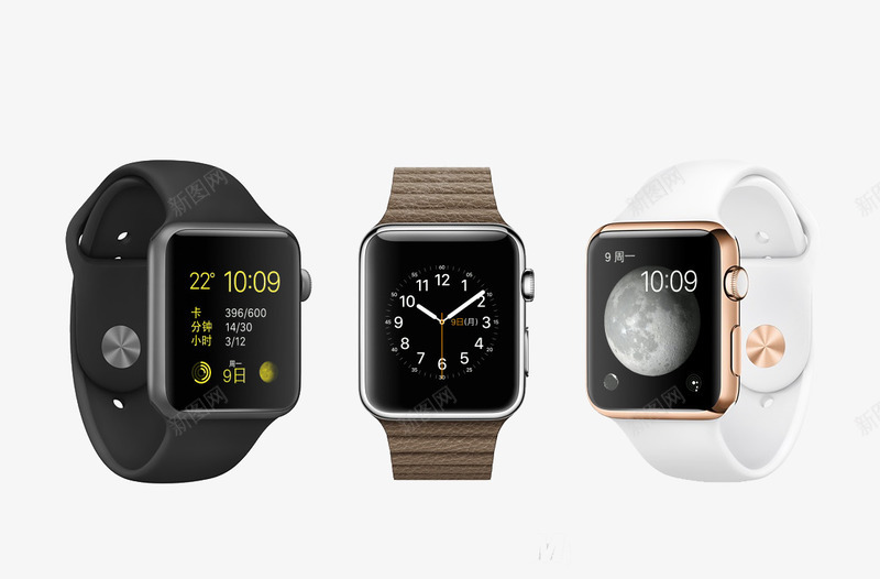 applewatch智能png免抠素材_新图网 https://ixintu.com Apple iWatch 产品实物 正品 苹果WATCH 苹果手表 运动表带 铝金属表壳