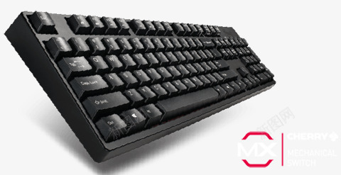 黑色的机械键盘png免抠素材_新图网 https://ixintu.com 机械 机械键盘 游戏 炫酷 键盘 黑色