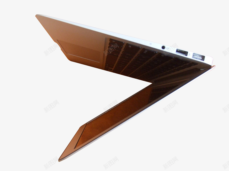 折叠的苹果笔记本png免抠素材_新图网 https://ixintu.com 可玩游戏 市场前沿 笔记本电脑 超薄