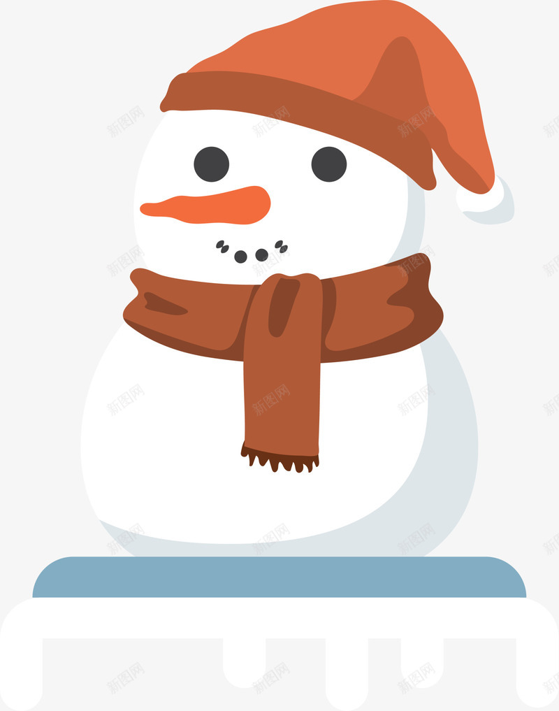 白色可爱冬日雪人png免抠素材_新图网 https://ixintu.com 冬天 冬季 可爱雪人 圣诞节雪人 堆雪人 白色雪人 装饰图案