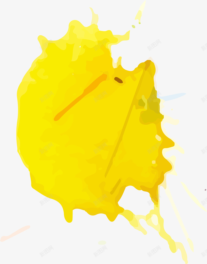 黄色水墨喷彩图案png免抠素材_新图网 https://ixintu.com 喷溅图 彩色 彩色笔刷 手印绘画 水墨 水墨喷彩 水墨彩色图 水彩 涂抹 黄色