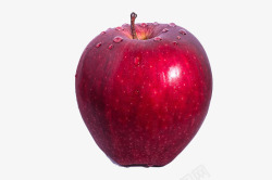 一只红苹果素材