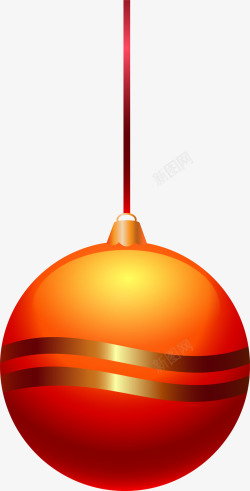 圣诞节吊球装饰素材