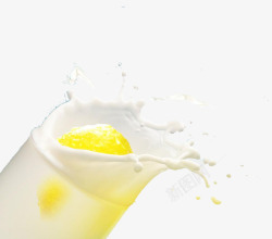 牛奶加鸡蛋素材