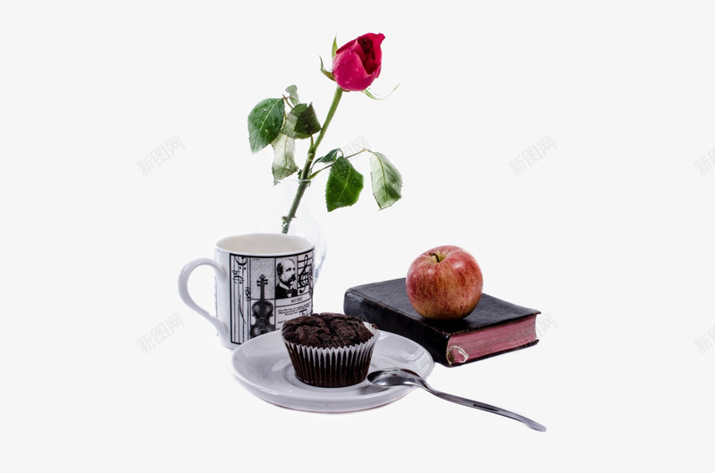 休闲的早餐时光png免抠素材_新图网 https://ixintu.com 上午 书 享受 休闲 咖啡 开始 早餐 时光 玫瑰 甜 能源 花 苹果 食品