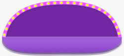 紫色舞台亮光场景素材