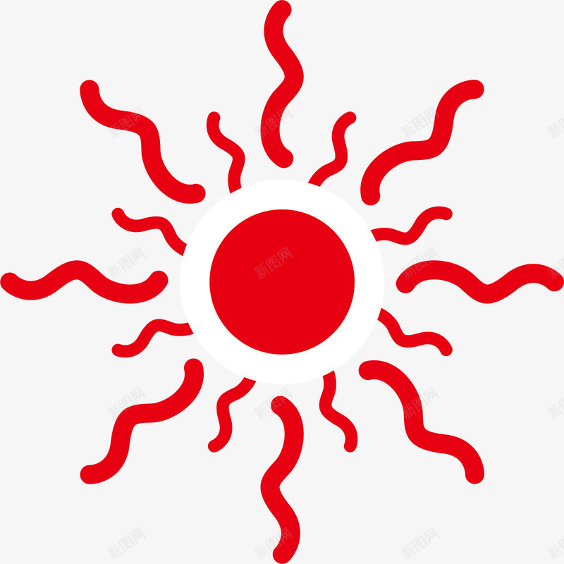 火热的太阳矢量图ai免抠素材_新图网 https://ixintu.com 卡通火光 太阳 炎热 炫酷火光 装饰 酷炫火光 黑色炫酷火光 矢量图
