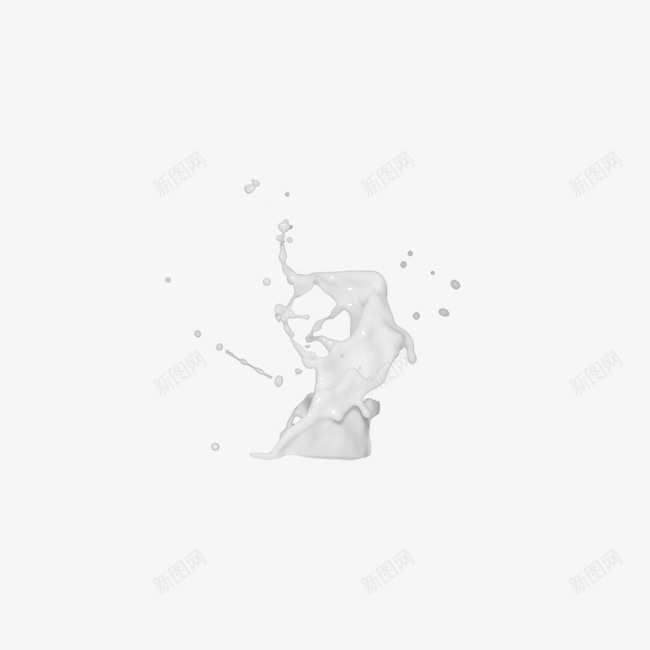 喷溅的液体png免抠素材_新图网 https://ixintu.com 喷溅的牛奶 液体 牛奶 白色 饮料
