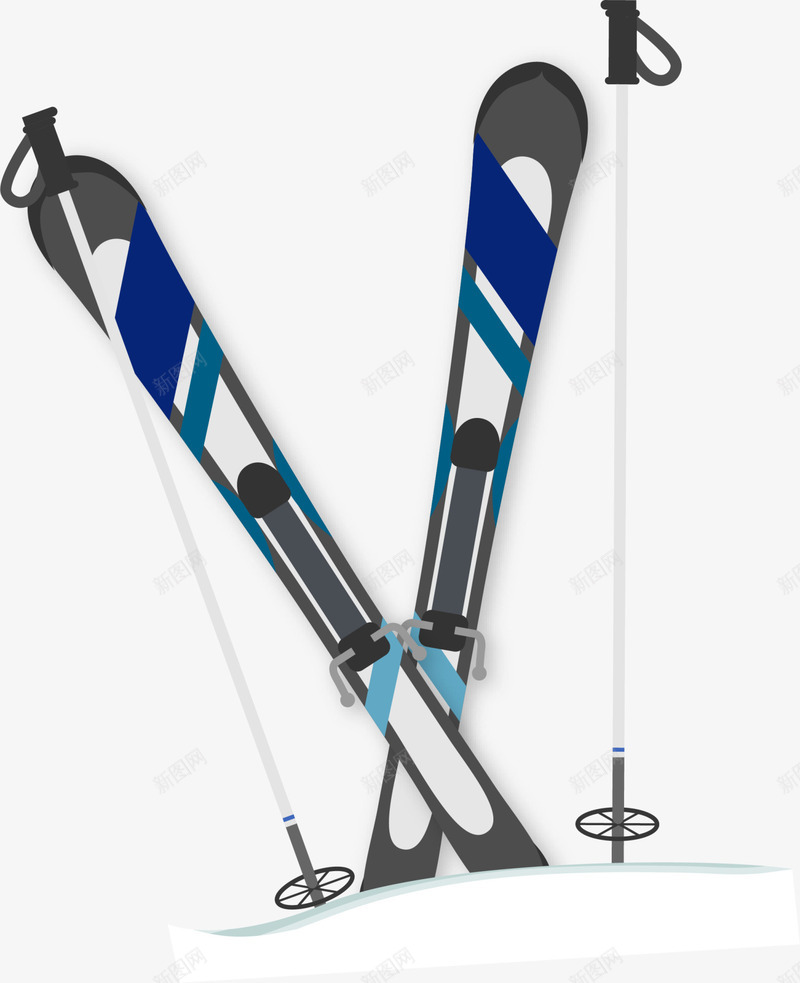 寒冷冬季滑雪工具png免抠素材_新图网 https://ixintu.com 冬季滑雪 冬季运动 寒冷冬季 滑雪工具 滑雪板 滑雪运动