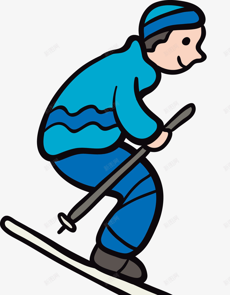 滑雪的小男孩矢量图eps免抠素材_新图网 https://ixintu.com 冬季 旱冰 滑雪 玩雪 矢量小男孩 矢量旱冰 矢量玩雪 矢量图