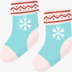 冬季厚袜子冬季蓝色卡通袜子高清图片