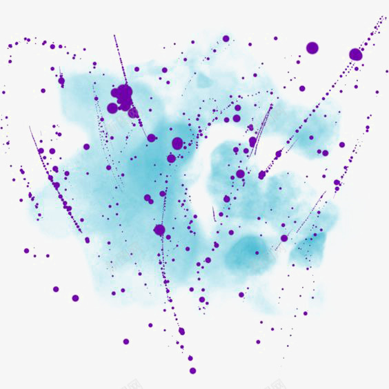 创意喷溅油墨png免抠素材_新图网 https://ixintu.com 喷溅 墨水 水彩 油墨 油漆 紫色油墨 蓝色水彩