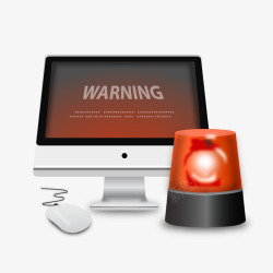 红色警报白色现代数码产品高清图片