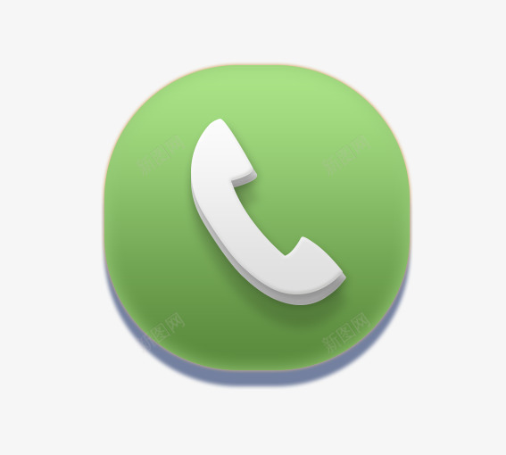 电话图标png_新图网 https://ixintu.com APP psd 手机图标 手机界面 灰色 绿色 苹果图标 黑色