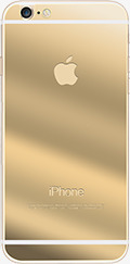 土豪金金属光泽苹果手机外壳素材