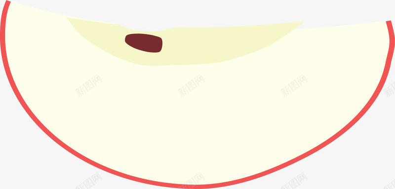 切开的苹果矢量图ai免抠素材_新图网 https://ixintu.com 切开 水果 水果种类 苹果 香蕉 香蕉苹果 矢量图