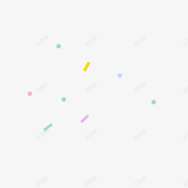 彩色点状散布冬季促销png免抠素材_新图网 https://ixintu.com 优惠 促销 创意 彩色 打折 散布 活动 漂浮 点状
