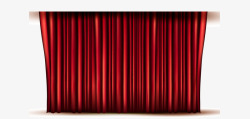 红色舞台幕布素材